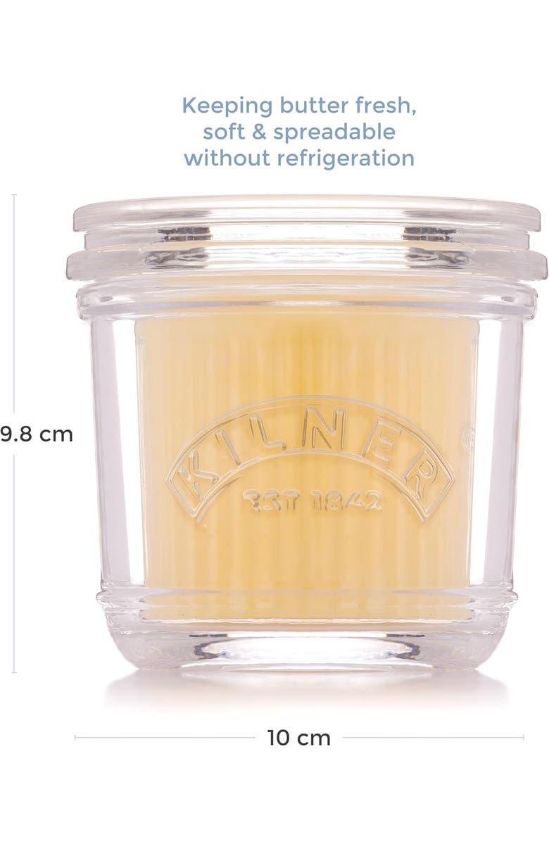 Kilner Butter Crock, Alternate, color, Clear