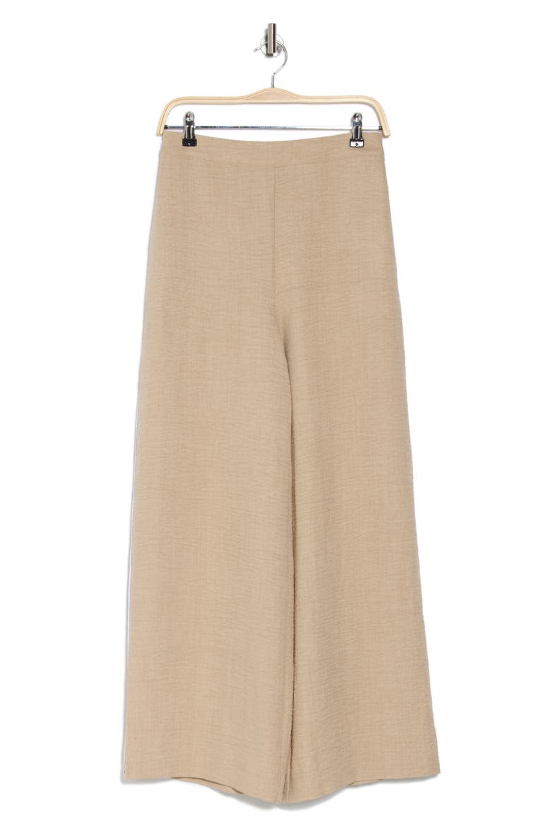 Fiji High Waist Wide Leg Pants, Alternate, color, NATURAL/ WHITE