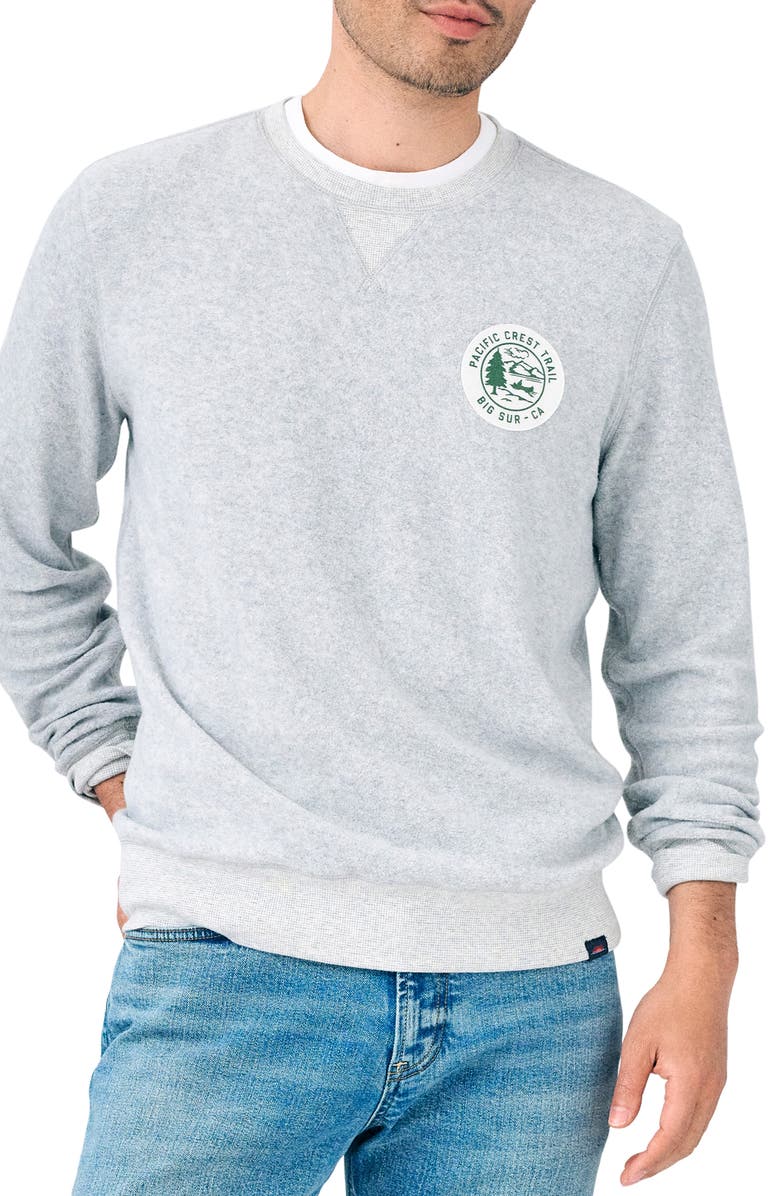 Faherty Pacific Crest Beach Fleece Pullover, Main, color,