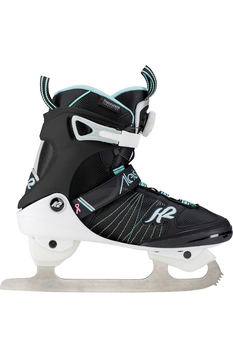 K2 Alexis Ice Boa Womens Figure Ice Skates, Main, color, Black/Blue