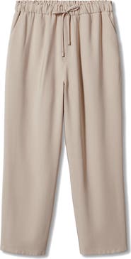MANGO Flowy Straight Leg Pants