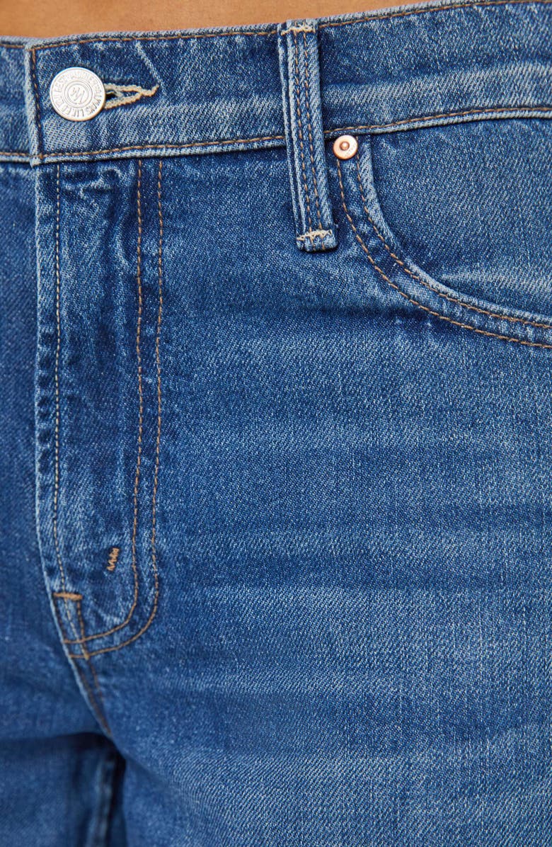 MOTHER The Spinner Sneak High Waist Wide Leg Jeans, Alternate, color, 