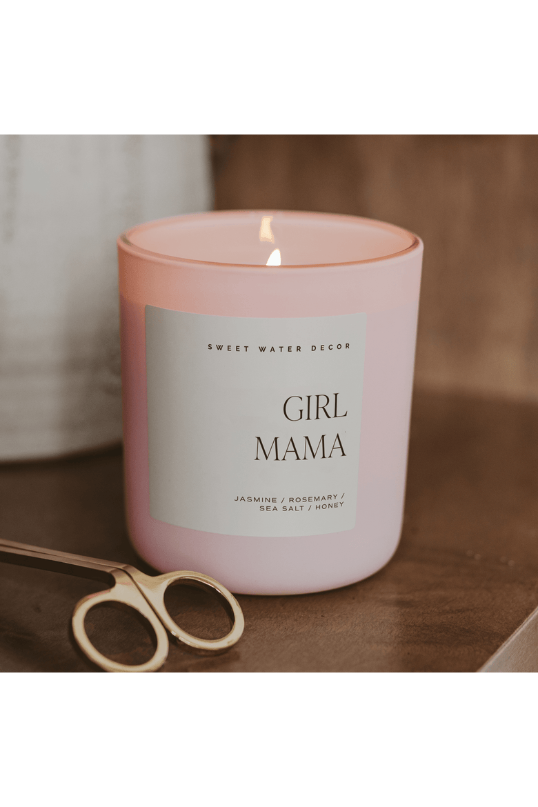 Girl Mama 15 oz Soy Candle, Alternate, color, Girl Mama