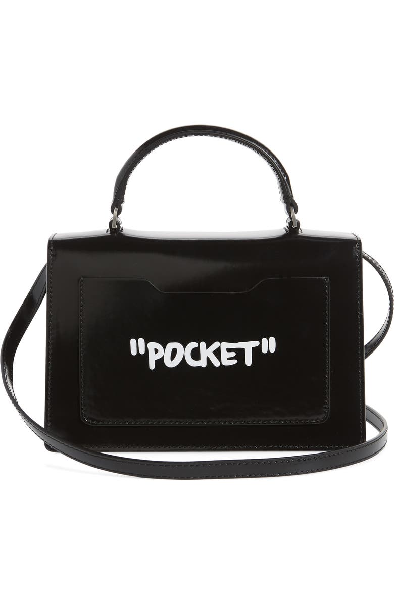 Off-White Jitney 1.4 Leather Crossbody Bag, Alternate, color,