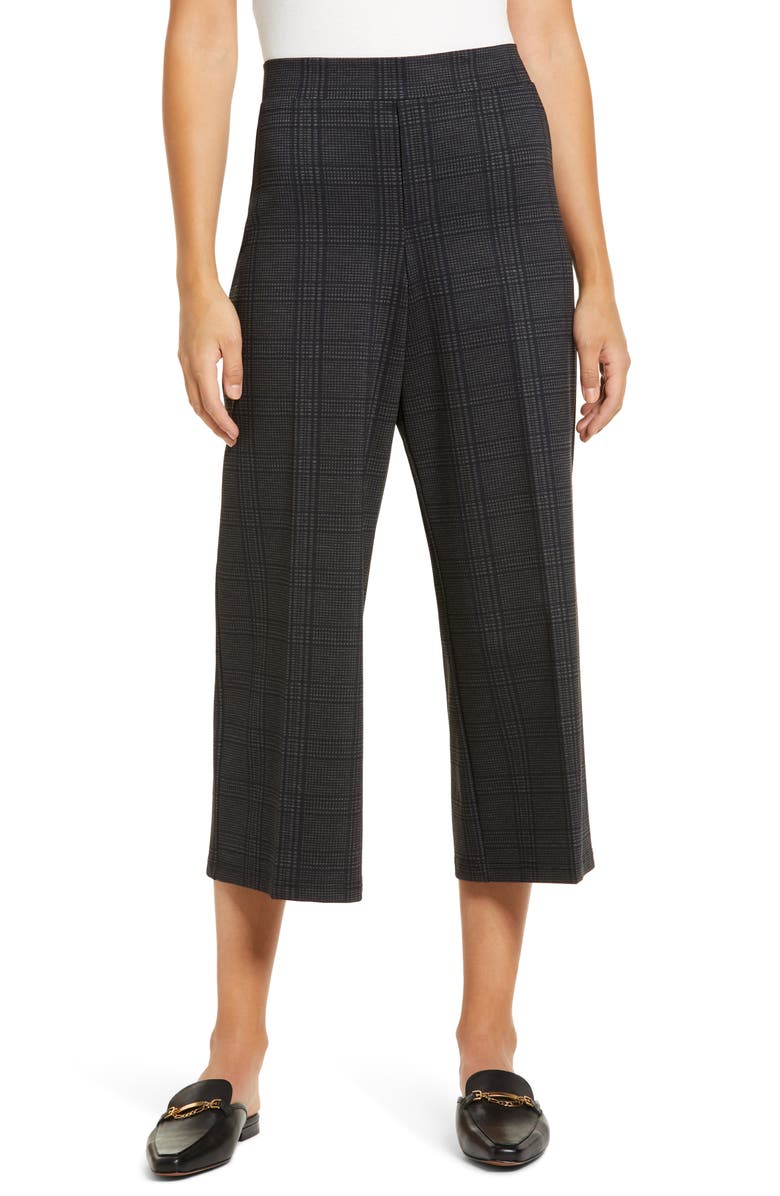 Wit & Wisdom High Waist Crop Wide Leg Pants, Main, color,