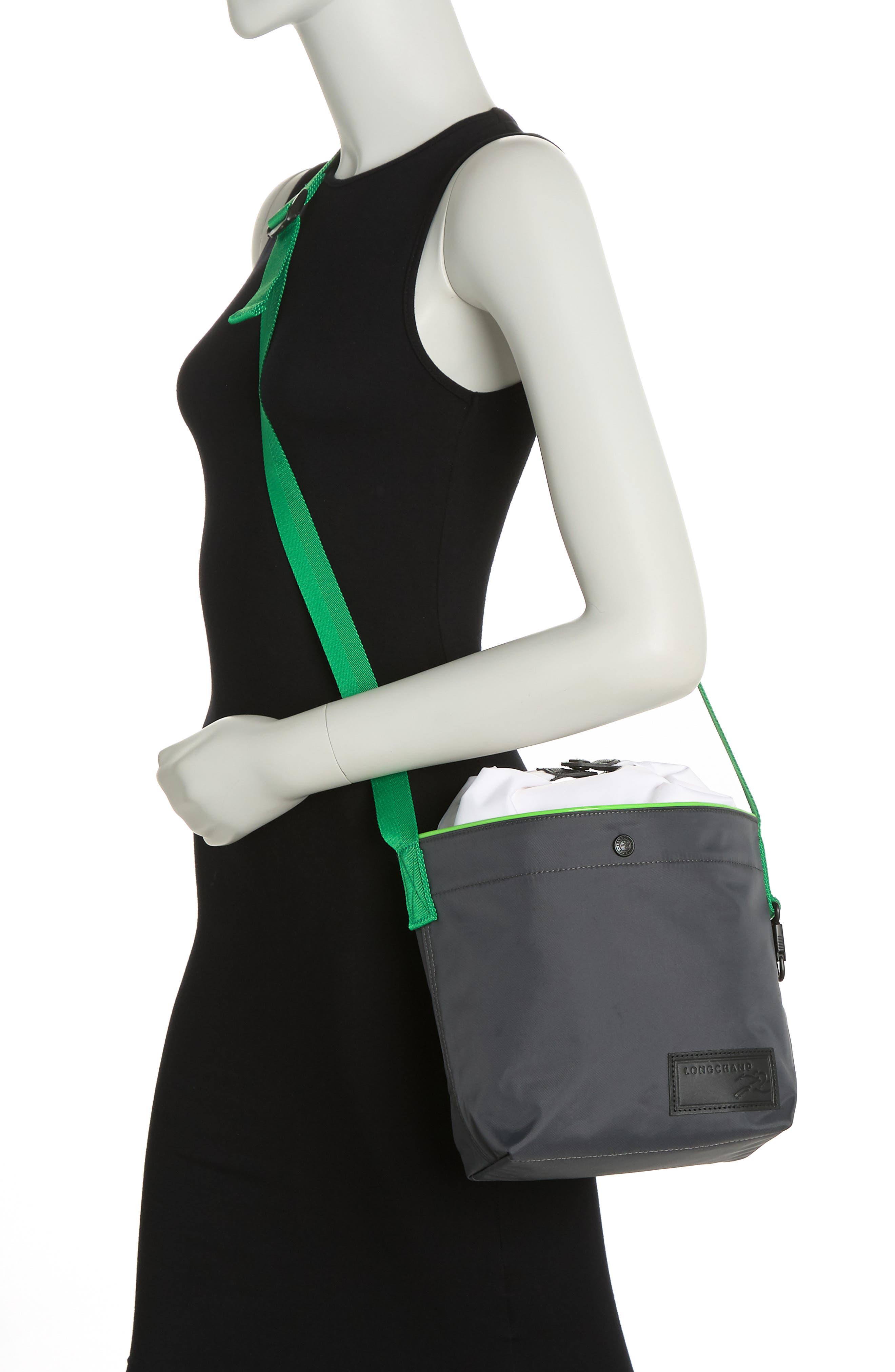 Longchamp Le Pliage Crossbody Bag & Pouch, Alternate, color, 