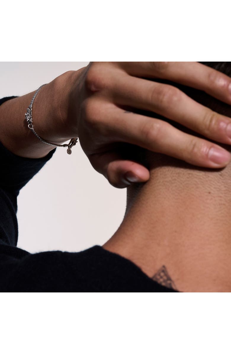 John Hardy Legends Naga Triple Station Bracelet, Alternate, color, Silver