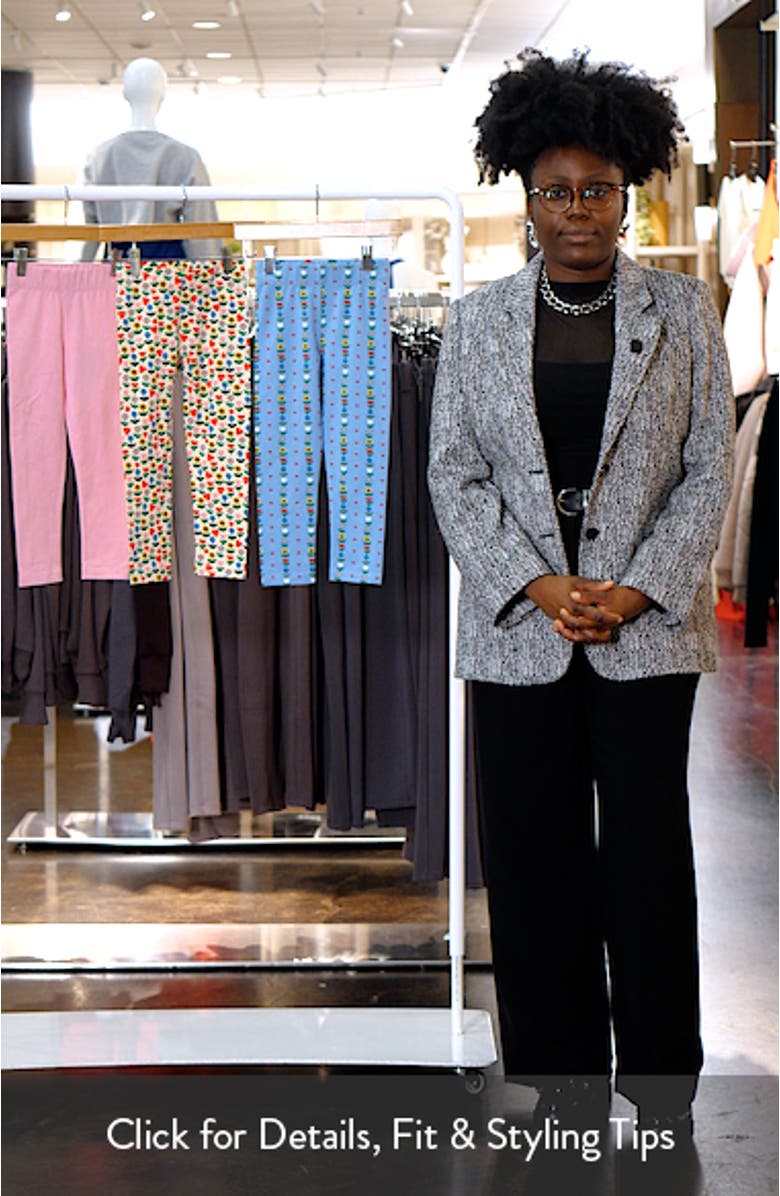 Kids' Assorted 3-Pack Stretch Cotton Blend Leggings, sales video thumbnail