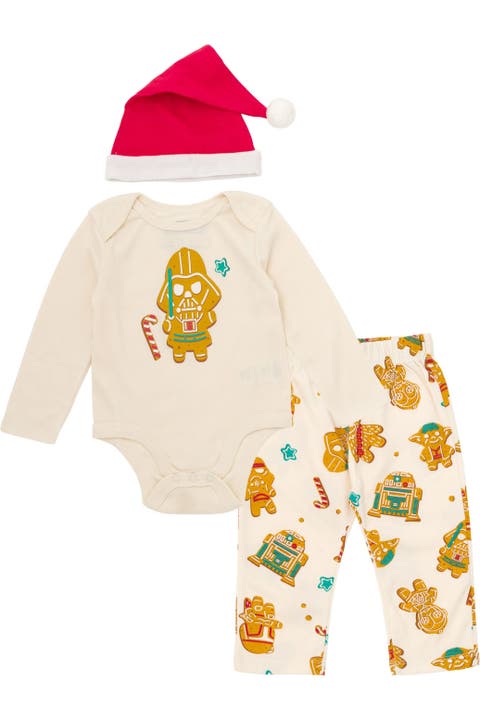 Darth Vader Christmas Bodysuit Pants and Hat Set