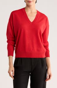 NORDSTROM RACK V-Neck Pullover Sweater