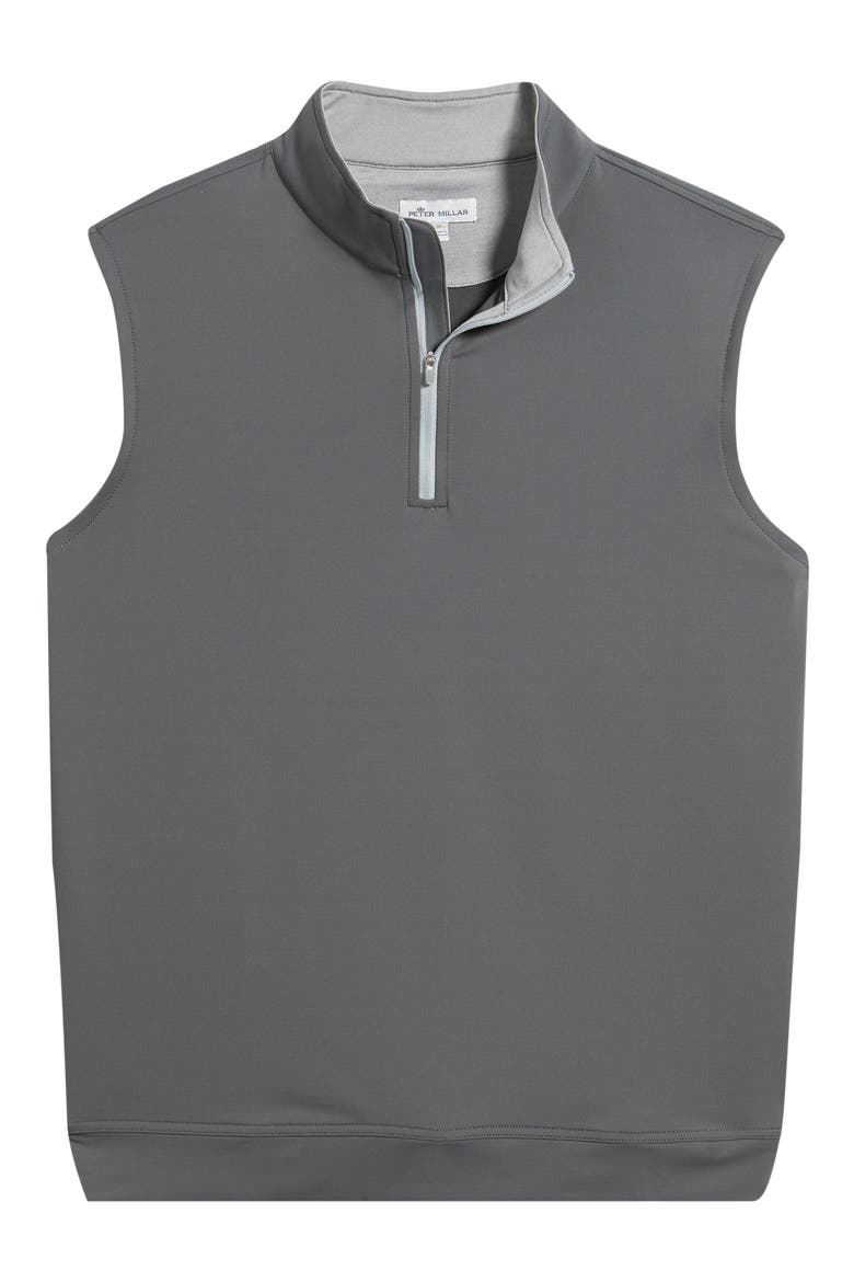 Galway Performance Quarter Zip Vest, Alternate, color, IRON