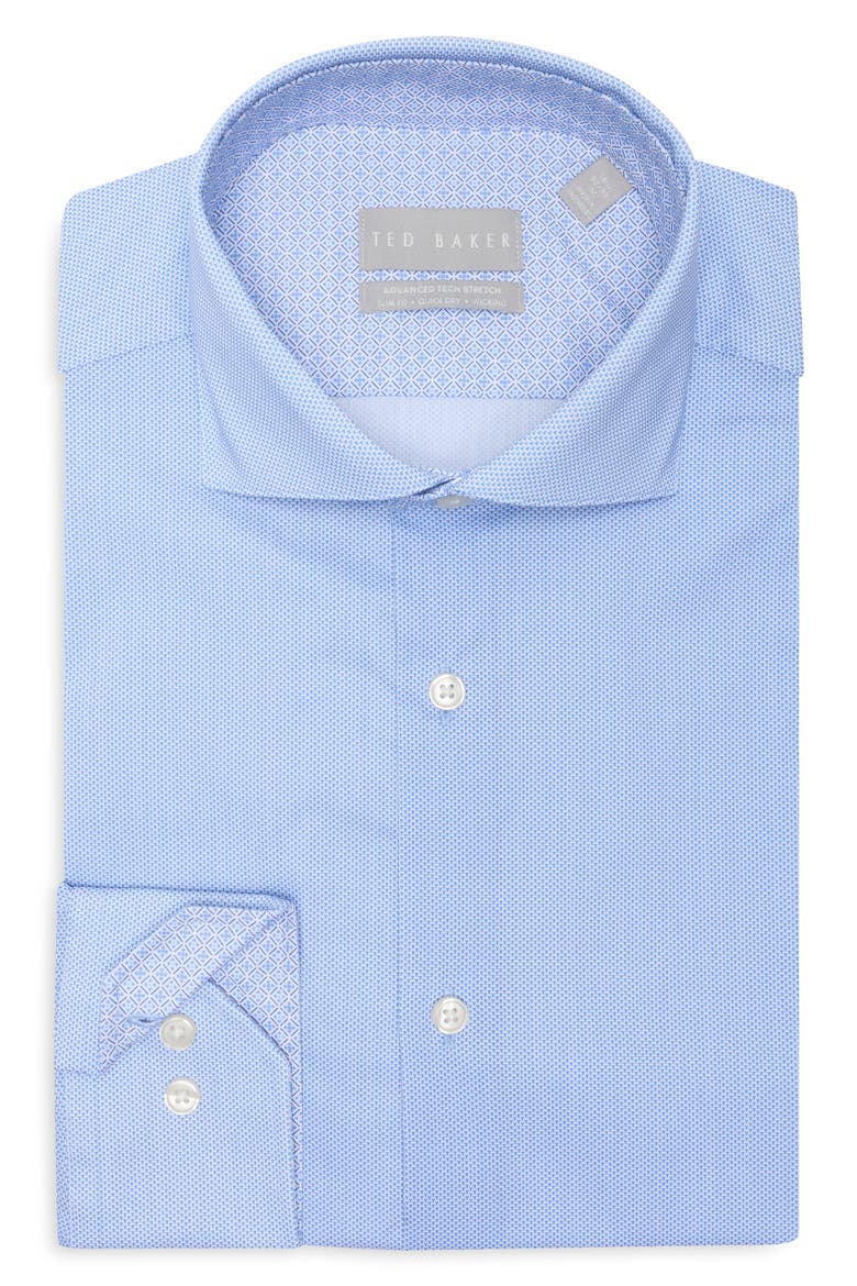 Advanced Tech Stretch Dress Shirt, Main, color, SKY BLUE