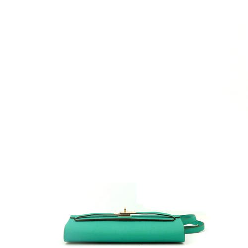 Pre-owned Hermes  Hermes Kelly To Go Wallet Verso Epsom