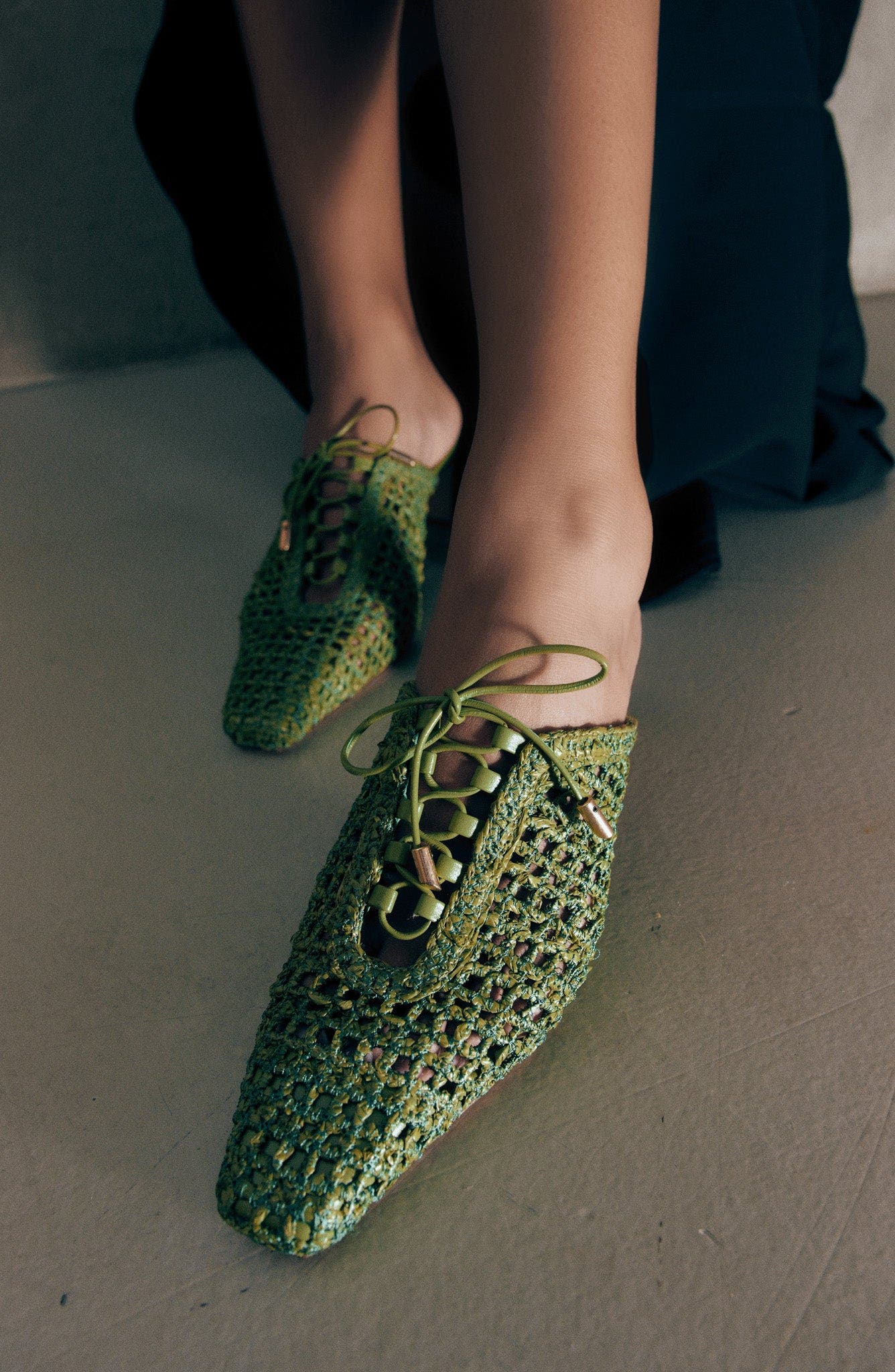 Lina Sandal, Alternate, color, Minted Sage
