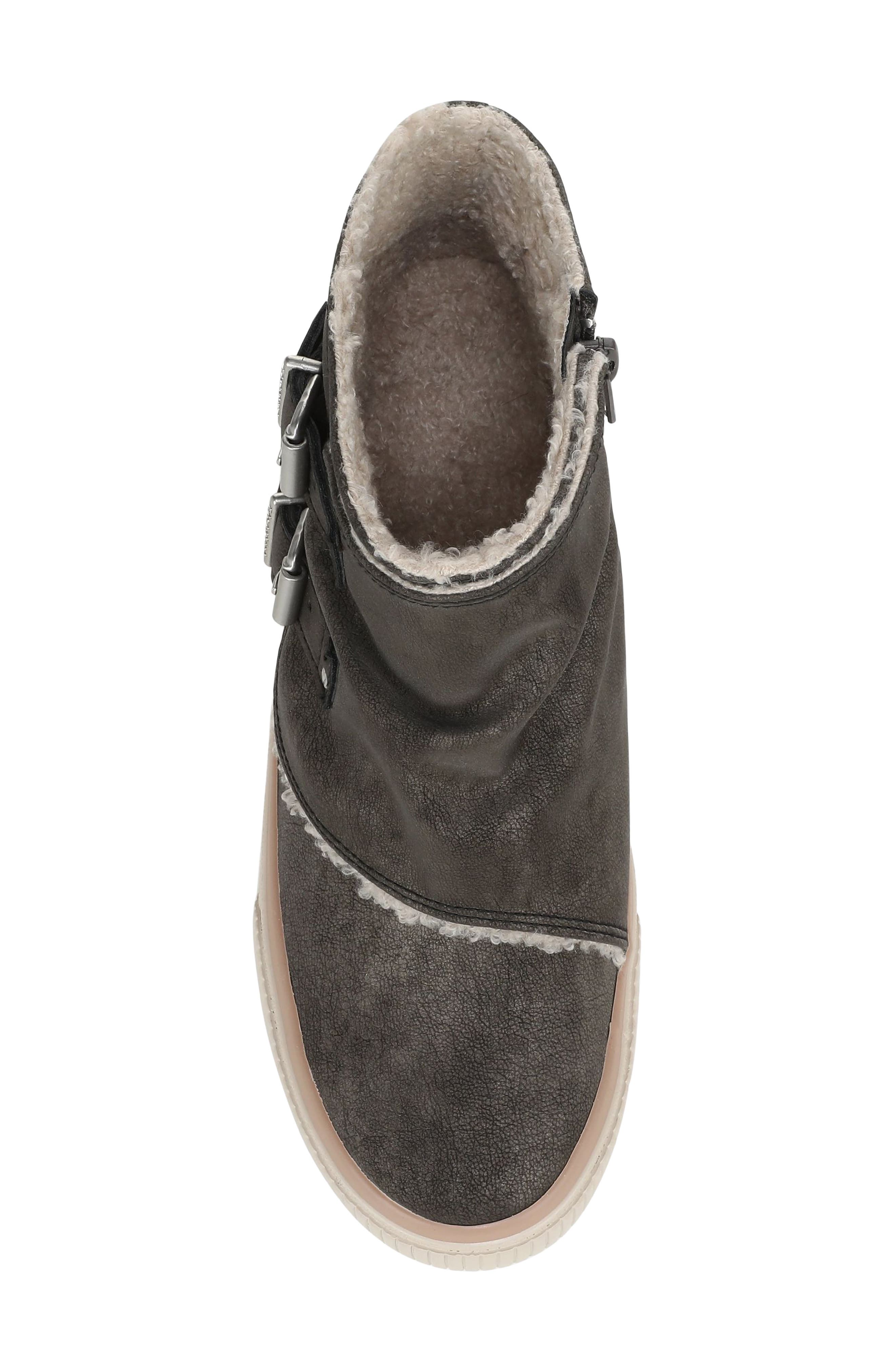 Antwerp Faux Leather Sneaker Boot, Alternate, color, CHARCOAL FAUX LEATHER