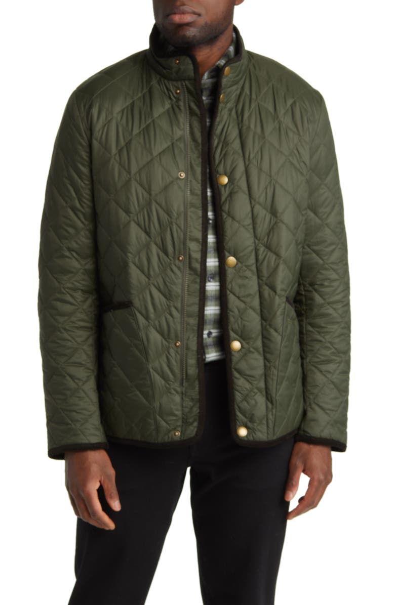 Barbour Cavendish Quilted Nylon Jacket, Alternate, color,