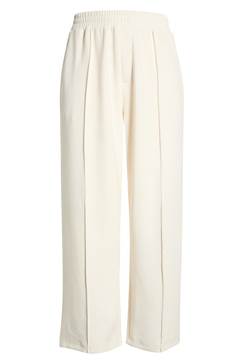 Pintuck Wide Leg Pants, Alternate, color, GARDENIA