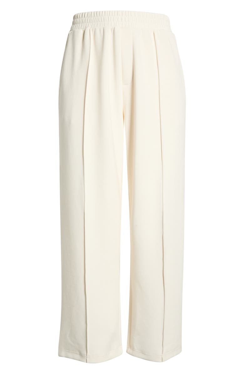 Bernardo Pintuck Wide Leg Pants, Alternate, color, Gardenia