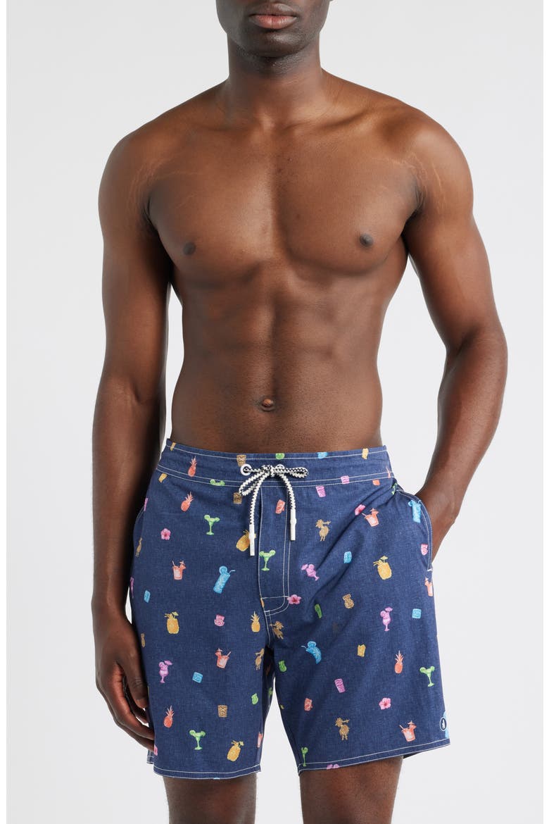 Kanaloa Swim Trunks, Main, color, NAVY