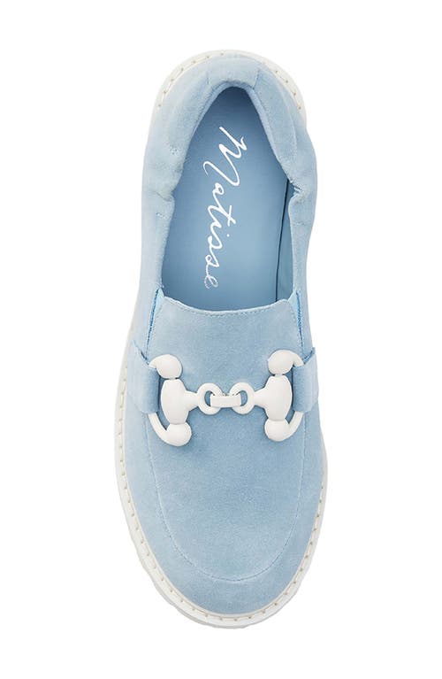 Matisse Hutch Bit Loafer In Light Blue