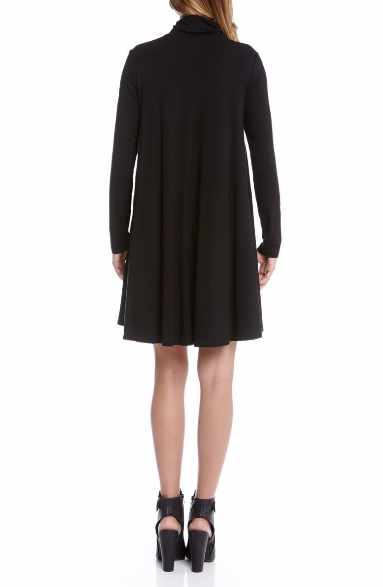 Karen Kane Turtleneck Swing Dress, Alternate, color, 