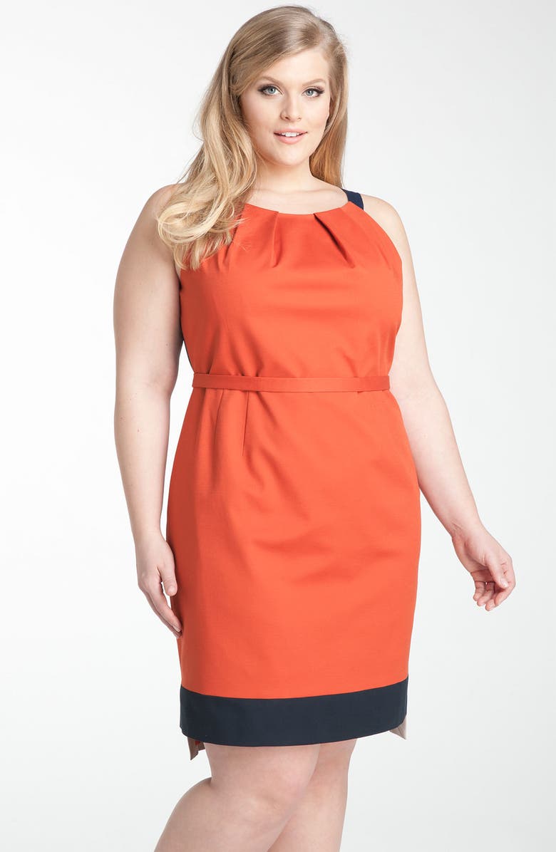 Tahari Woman 'Corinna' Dress, Main, color, 