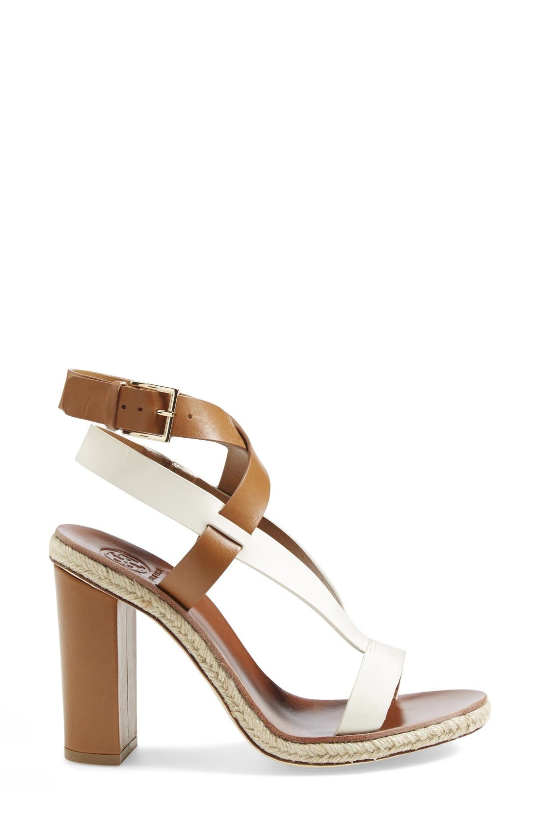 Tory Burch 'Marbella' Ankle Strap Leather Sandal, Alternate, color, 