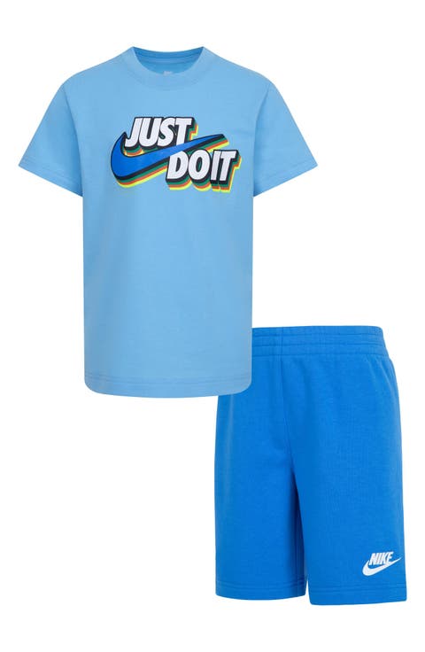 Kids' Logo Graphic T-Shirt & Shorts Set (Little Kid)