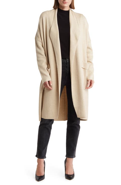 Andrea Open Front Long Cardigan