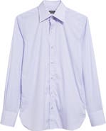 TOM FORD Slim Fit Poplin Button-Up Shirt