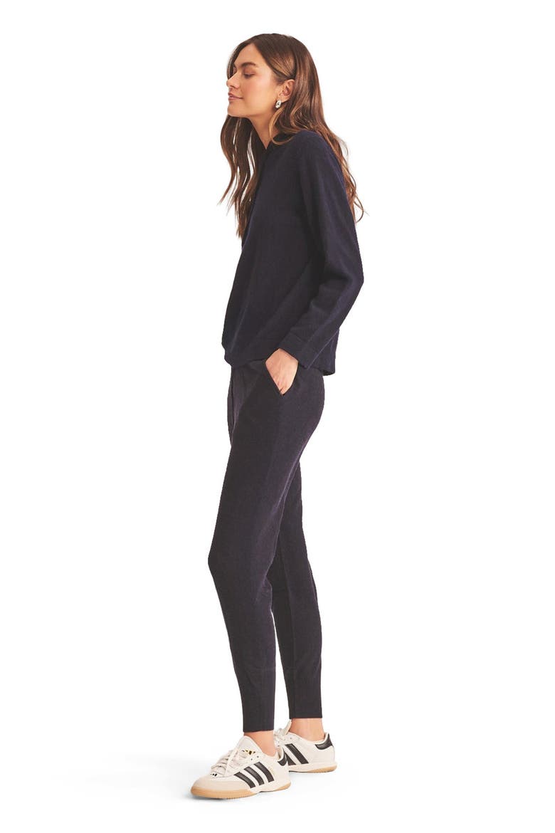 Signature Cashmere Jogger, Alternate, color, Navy