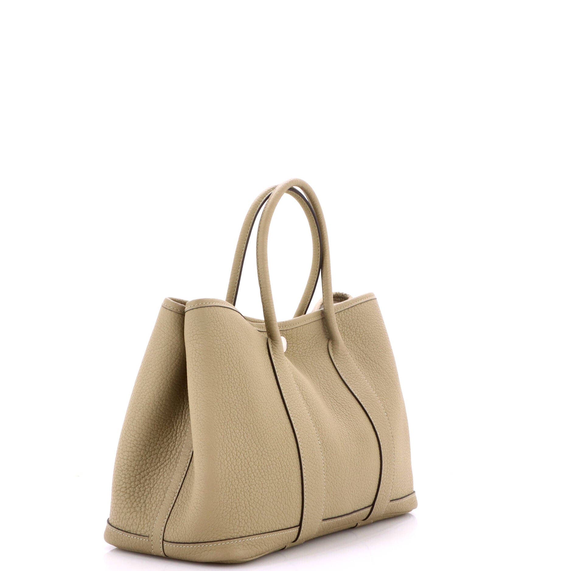 Garden Party Tote Leather 30, Alternate, color, Green