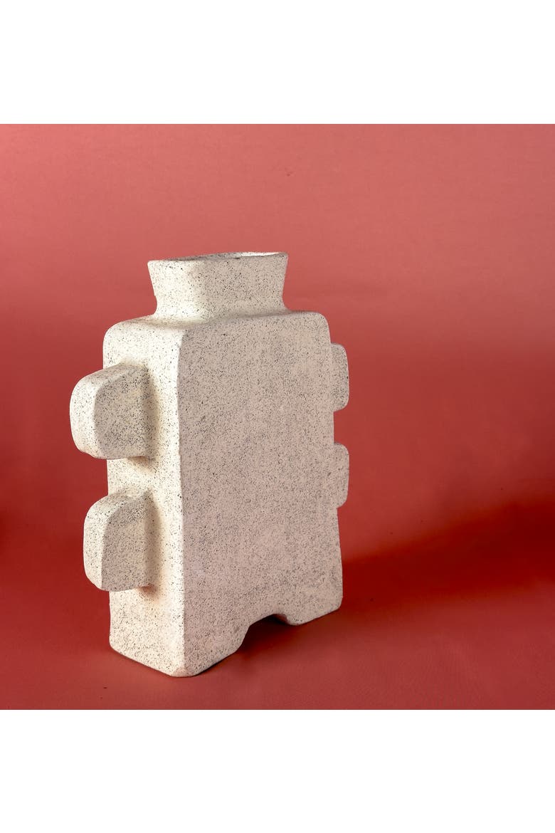 Nube Vase, Alternate, color, White