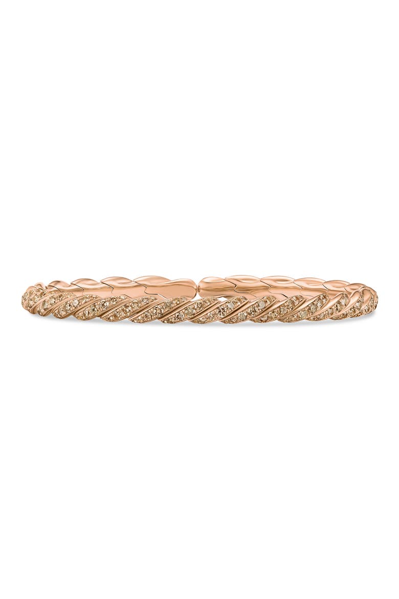 Sculpted Cable Flex Bracelet, Main, color, GOLD