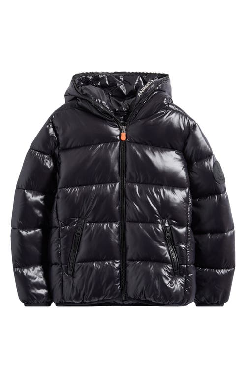 Save The Duck Kids' Kate Water Repellent Puffer Jacket In Black
