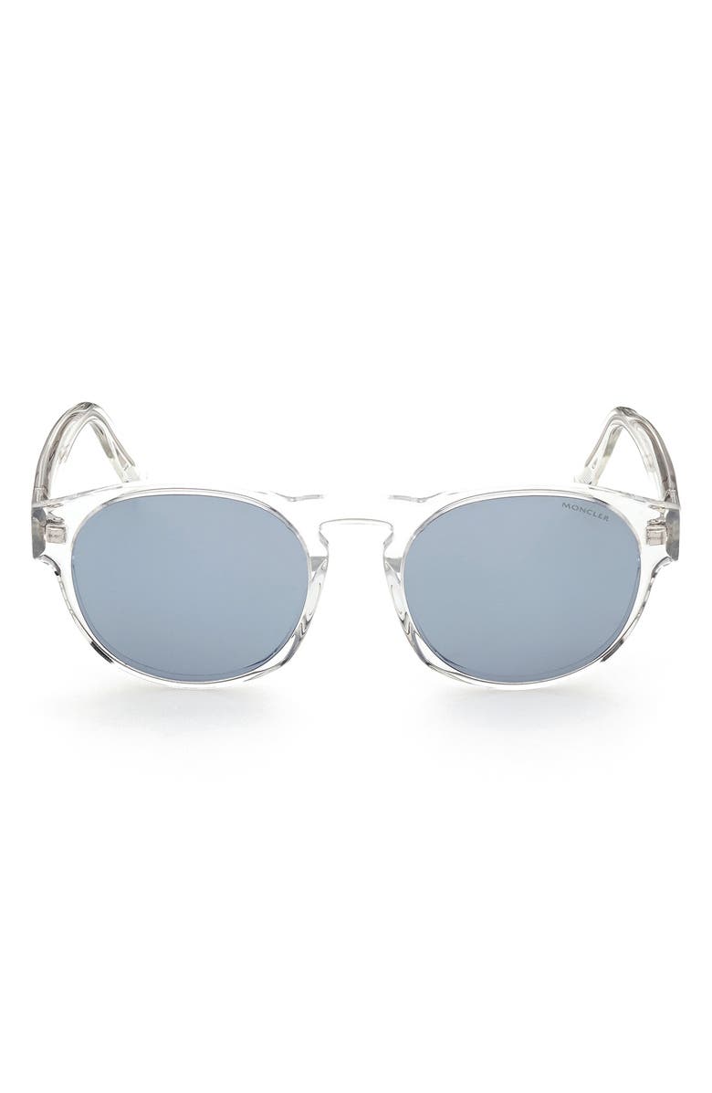Moncler 54mm Round Sunglasses, Main, color, 