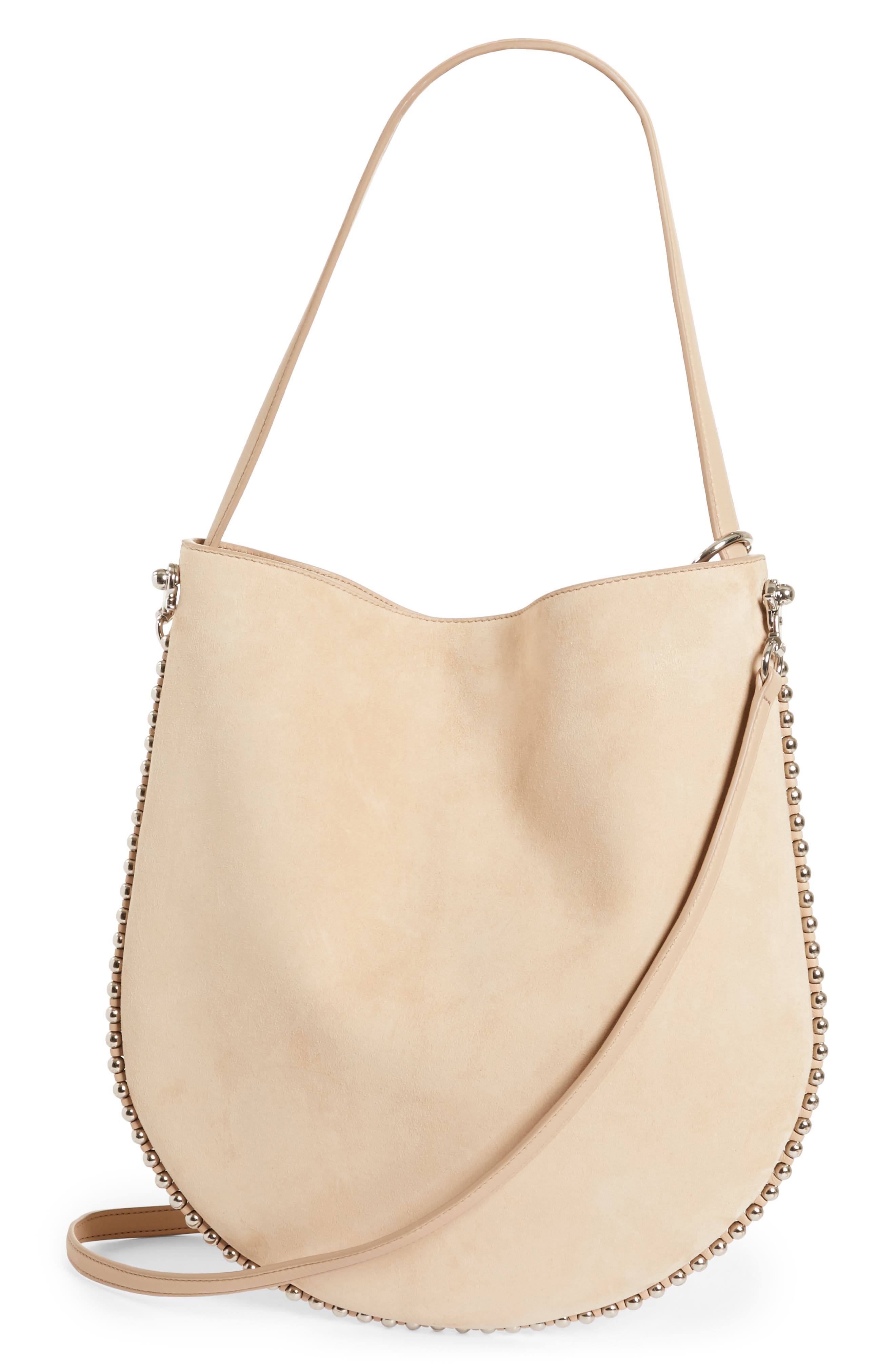 Alexander Wang Roxy Suede Hobo, Alternate, color, 