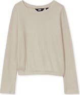 Lands' End Girls Long Sleeve Sparkly Knit Top