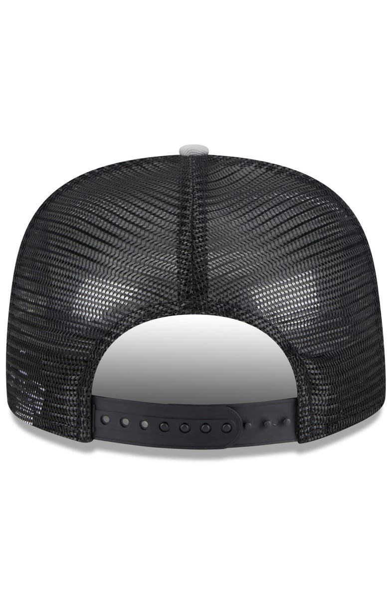 New Era Men's New Era White/Gray Chicago White Sox Team Foam Front A-Frame Trucker 9FIFTY Snapback Hat, Alternate, color, White