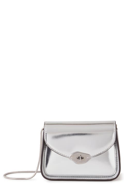 Mini Lana Metallic Leather Crossbody Bag