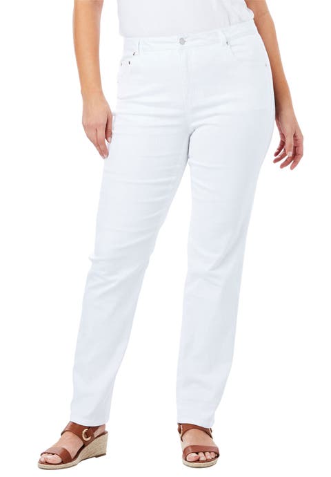 True Fit Stretch Denim Straight Leg Jean