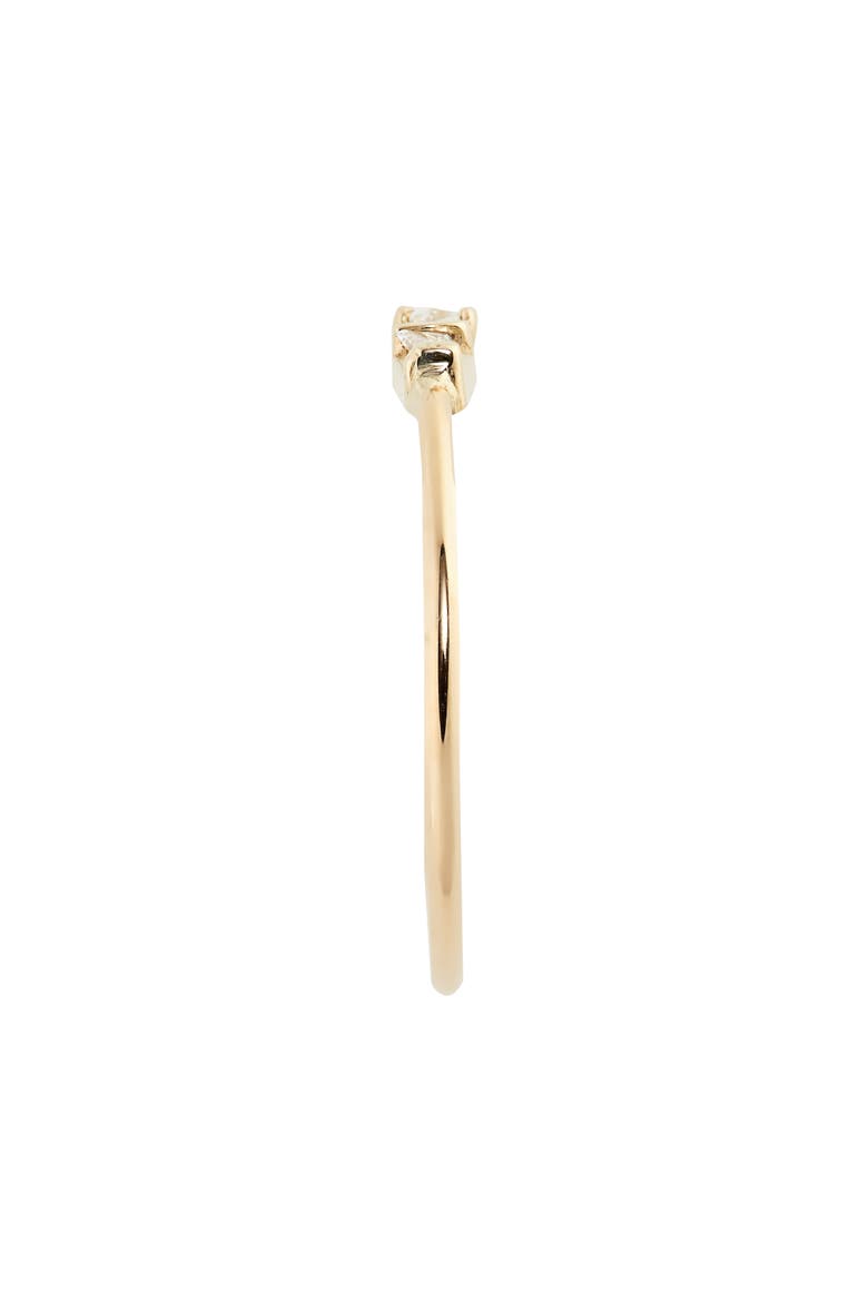 Round & Baguette Diamond Ring, Alternate, color, 14K YG