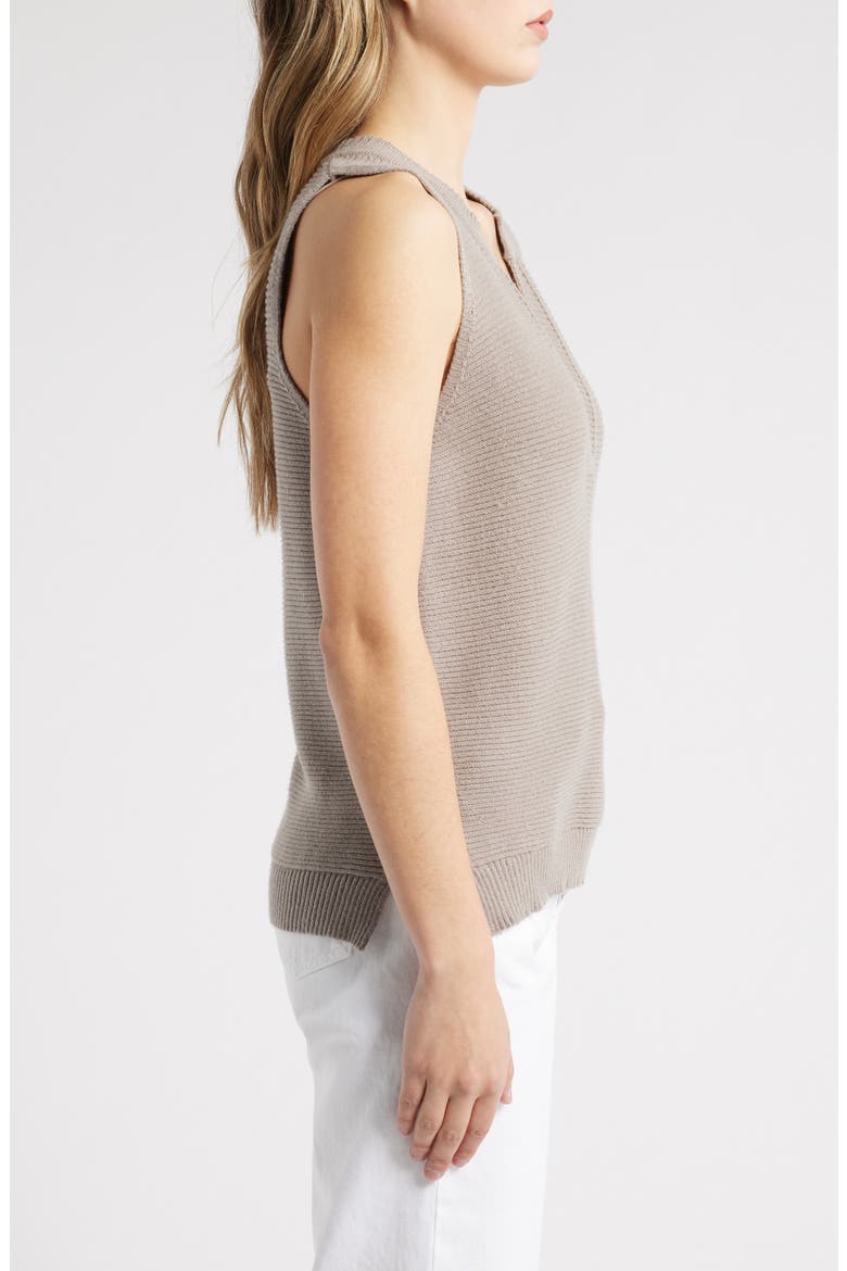 Lillian Relaxed Rib Sweater Tank, Alternate, color, MOON ROCK