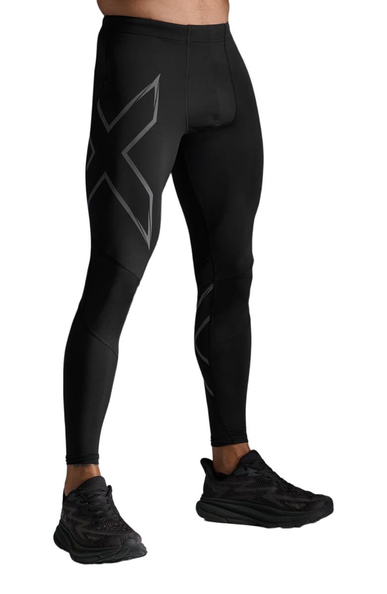 2XU Men
s Ignition Shield Compression Tights, Main, color, Black/Black Reflective