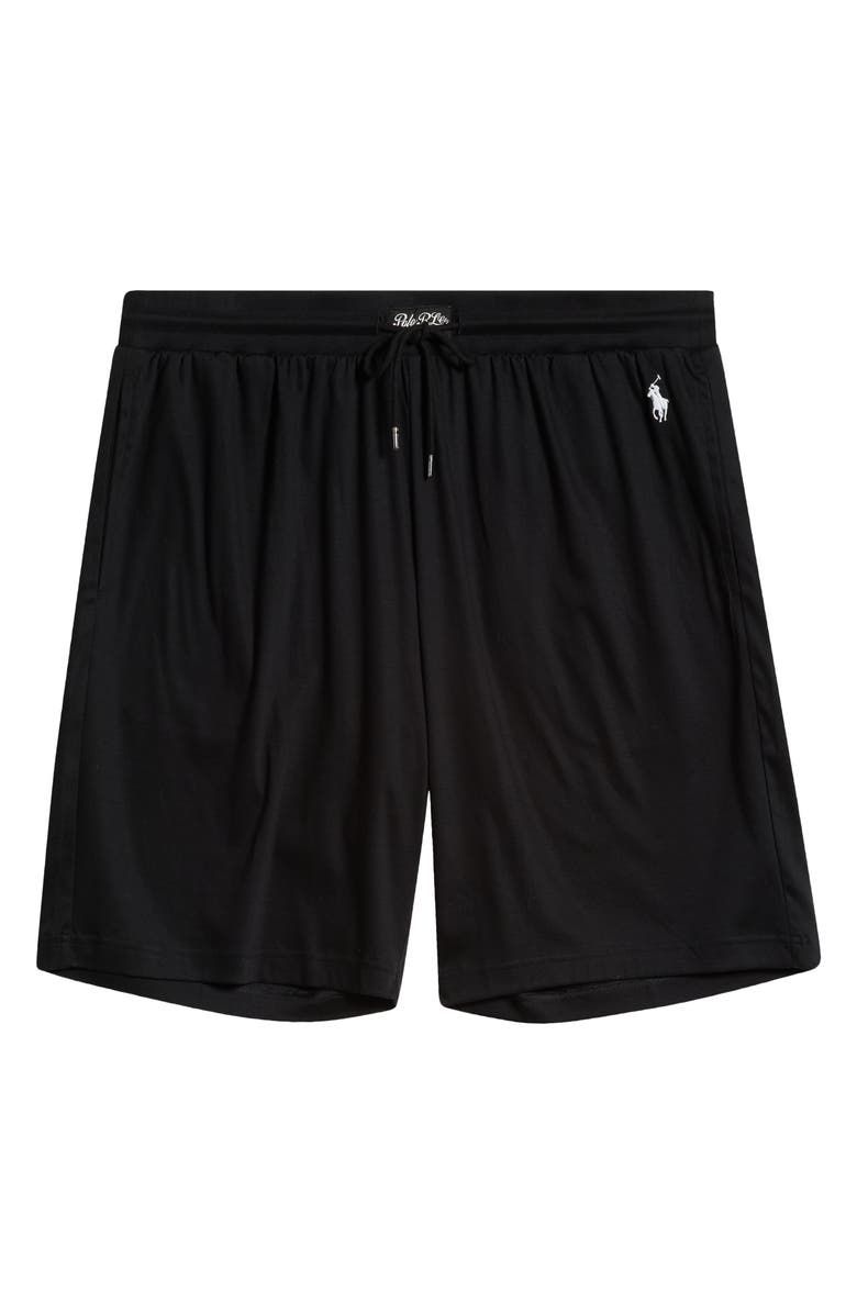 Polo Ralph Lauren Mercerized Cotton Pajama Shorts, Alternate, color, Black