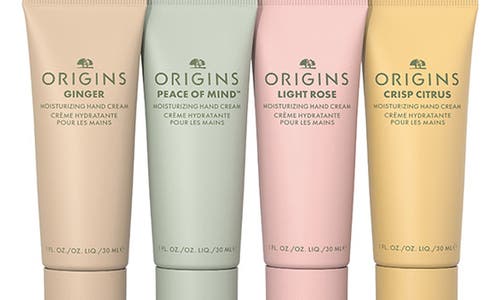 Origins Mini Hand Cream Essentials 4-piece Set $34 Value In No Color