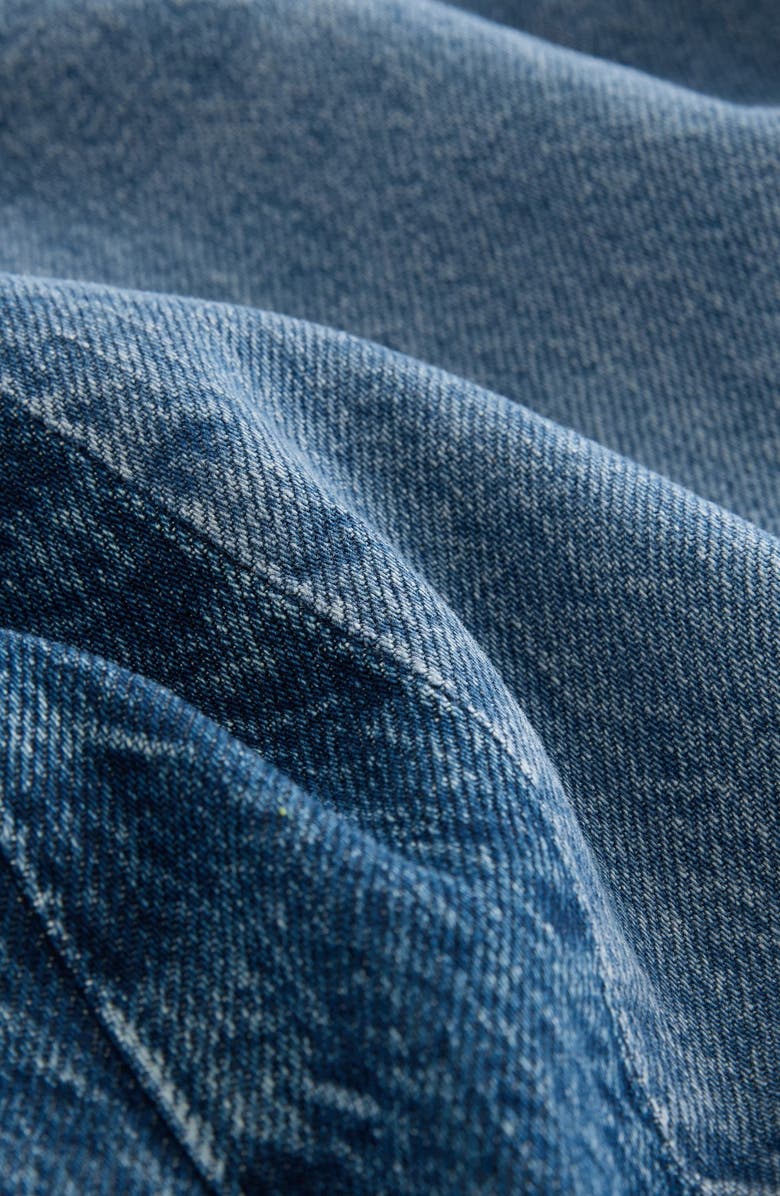 NEXT Two-Tone Barrel Leg Jeans, Alternate, color, Multi