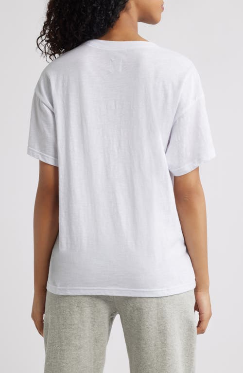 Boys Lie In Denial Logo Appliqué T-shirt In White