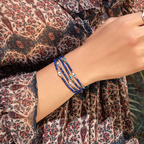 Karma And Luck Wise Belief In Blue/white/gold