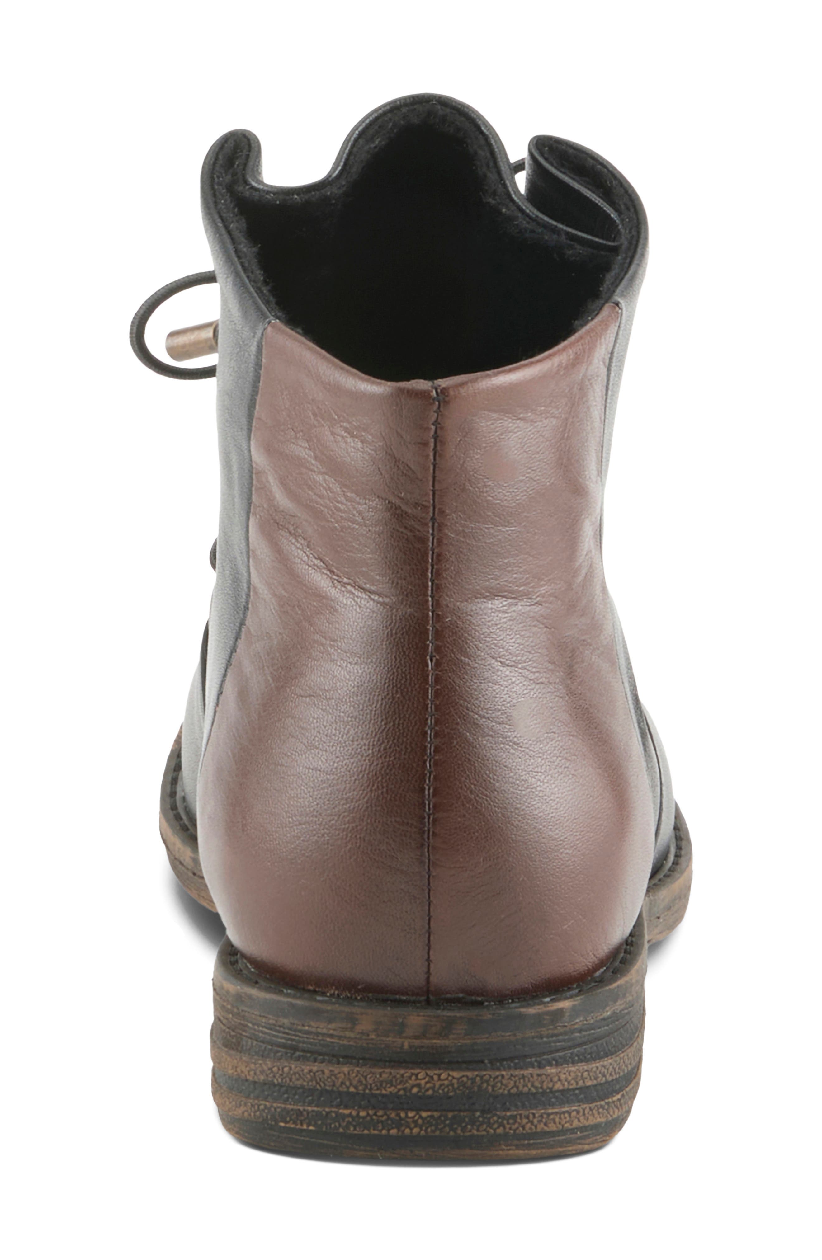 Marable Leather Bootie, Alternate, color, BLACK MULTI
